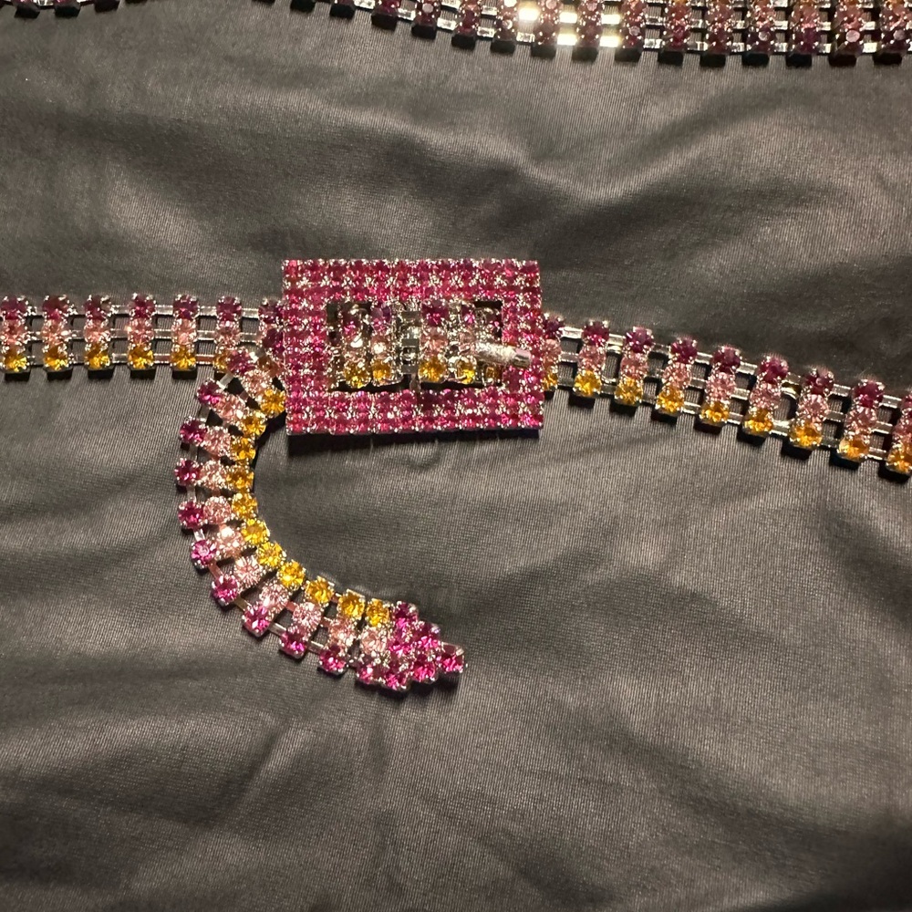 B-Low the Belt Baby Farah Crystal Belt Limited Edition *RARE*